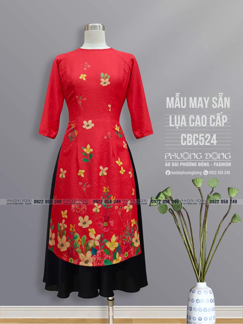 Áo Dài Cách Tân Lụa Cao Cấp CBC524